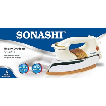 SONASHI HEAVY IRON GOLDEN NON-STICK SOLEPLATE SHI-6011 SONASHI HEAVY IRON GOLDEN NON-STICK SOLEPLATE SHI-6011